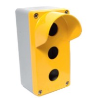 Тримісний алюмінієвий кнопковий пост із козирком TP Electric 3390-832-0600 72x142x57мм IP67