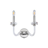 Бра, настінний світильник Nowodvorski 8155 Hampton Е14 2x40W IP20 Chrom