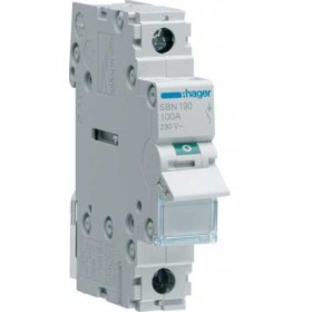 Выключатель нагрузки Hager SBN180 1P 80А/230В 1м