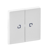 Клавіша 2-кл. вимикача з підсвічуванням Legrand Valena Life біла