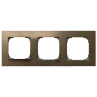 Трипостова рамка ABB Sky 8573 OE (золото)
