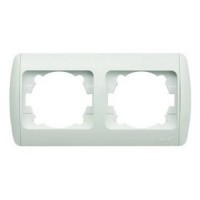 Рамка ELBI ZIRVE Fixline белая 2-я горизонтальная (501-000202-226)