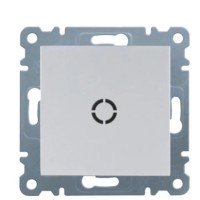 Кабельный вывод Hager WL7032 Lumina (серебристый)