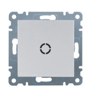 Кабельний вивід Hager WL7032 Lumina (сріблястий)