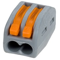 Клемма на 2 провода WAGO 222-412 с нажимными рычагами