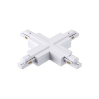 З'єднувач X-подібний 1-фазний Kloodi KDTR-265 WH білий