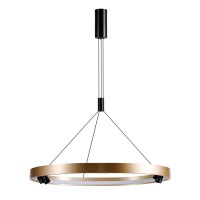 Подвесной светильник, люстра Azzardo AZ5835 Serafino LED 7x43W 3000K 3440Lm IP20 золотой