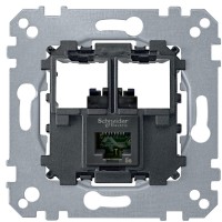 Механизм компьютерной розетки RJ-45 cat.5e UTP Merten, MTN4575-0001