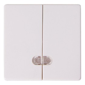 Двойная клавиша E.Next e.lux.11881L.pn.l.white с подсветкой белая (ins0040021)