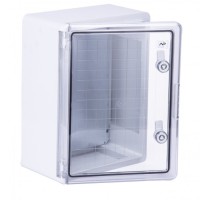 Ударопрочный шкаф ADAL PANO MD9027 400x500x240мм ABS с монтажной панелью и прозрачной дверцей IP65