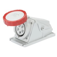 Стационарный разъем 90° GEWISS IP67 3P+E 16A 400В (GW62504)