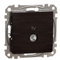 Кінцева TV-розетка 4дБ Schneider Electric Sedna Design & Elements венге SDD181471