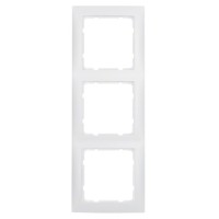 Рамка 3-місна полярна білизна матова Berker S.1