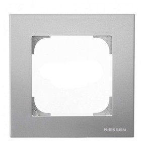 Однопостовая рамка ABB Sky 8571 PL (серебро)