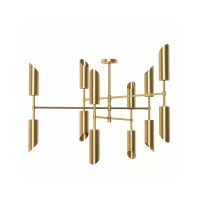 Люстра Pikart 32011 GU10 12x60W IP20 Латунь