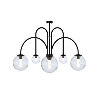 Люстра Pikart 38399-1 Celesta E27+G9 6x60W IP20 черная