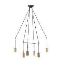 Люстра Nowodvorski 7956 Imbria GU10 6x10W IP20 Черная
