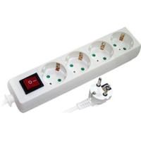 Подовжувач E.Next e.es.4.3.z.s.b 4 гнізда 3м з вимикачем (s042013)