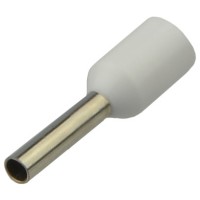 Наконечник Аско-Укрем НТ 0,75-08 изолированный белый 100шт (A0060010062)