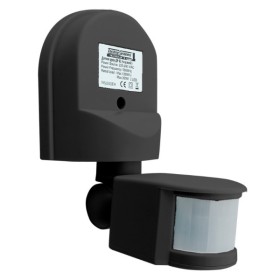 Інфрачервоний датчик руху TNSy ДР 02 1200Вт 180° 12м IP44 чорний (TNSy5502874)