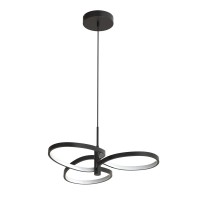 Подвесной светильник, люстра Goldlux 335975 Ribbon LED 1x25W 4000K 3700Lm IP20 черный