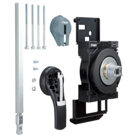 Поворотная удлиненная ручка Hager HXF031H с возможностью блокировки h1250-h1600 IP55