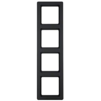 Рамка 4-местная антрацит Berker Q.1
