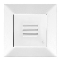 Кнопка звонка Meridian, белый