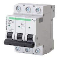 Автоматичний вимикач Promfactor CITY FB1-63 3P C 40A 6кА (FB1CI3040)
