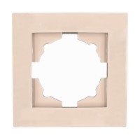 Рамка ELBI VEGA Colorline латте 1-на (510-014110-271)