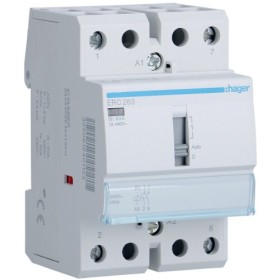 Контактор с ручным управлением Hager ERC263 63A 2НО 230B