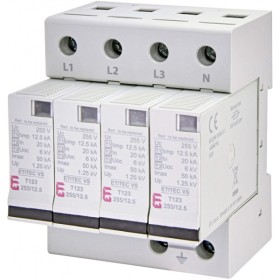 Ограничитель перенапряжения Eti ETITEC VS T123 255/12,5 4+0 (2442924)