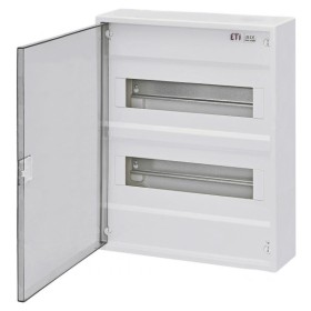 Дворядний зовнішній електрощиток ETI 001100241 ACT 24 PT 24+4 з прозорими дверцятами