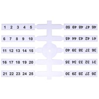 Маркувальна табличка ETI EO3 1-50 200шт (3901772)