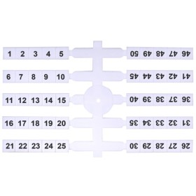 Маркировочная табличка ETI EO3 1-50 200шт (3901772)