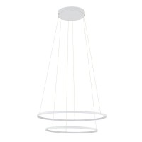 Люстра Nowodvorski Circolo Power 11646 LED 2x67W 3000K 3700Lm IP20 белая