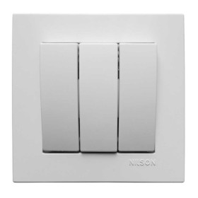 Вимикач Nilson Moda білий 3кл ( 21112066 )