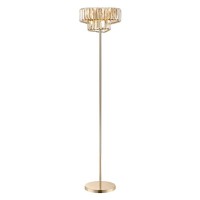 Торшер Zuma Line F0496-03G-F7AC Helios G9 3x33W IP20 золотий (5907925003794)