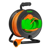 Подовжувач бобинний з виносною розеткою 1 г 20 м 2х2,5мм2 СКІМ ( С20202006 )