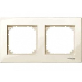 Рамка 2-пост. M-Plan бежевый Merten, MTN515244