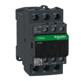 Контактор Schneider Electric LC1D25BD 3Р 25A НО+НЗ 24В ограничитель