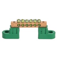 Нулевая шина Chint HC-005/6 6х9 с угловыми изоляторами (10044)