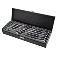 Набор трещеточных ключей Whirlpower 1244-11-WR09 (23633) 8-19мм (12шт в металлическом кейсе)