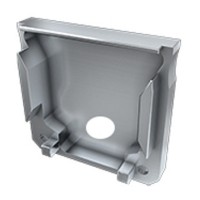 Заглушка Lumines для типа DILEDA с отверстием серебро