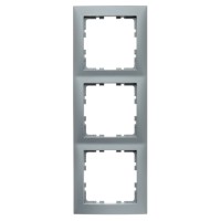 Рамка 3-місна алюміній Berker S.1