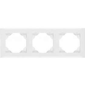 Рамка тройная белая LOGUS 90, 90930 TBR
