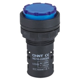 Індикатор Chint ND16-22D/2 AC/DC 230В синій (593074)