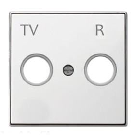 Центральная плата TV+R розетки ABB Sky 8550 BL (белая)