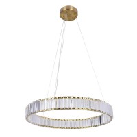 Люстра Goldlux 338259 Cristalia LED 1x29W 4000K 4300Lm IP20 золотая