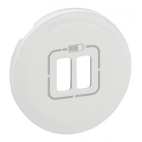 Панель розетки 1хUSB Legrand Celiane белая